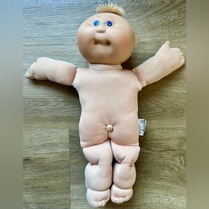 Vintage Cabbage Patch Kid Preemie Boy HM19, Wheat Tuft Hair & Blue Eyes